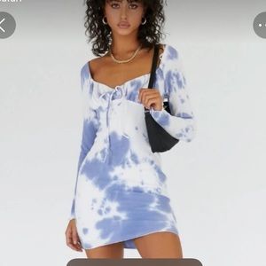 Tie-dye princess polly dress